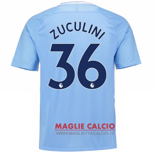 maglietta manchester city 2017-2018 zuculini 36 prima